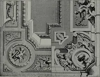 An illustration from Les plafonds; transformations progressives du XVIe au XIXe siècle, deux cent trent reproductions documentaires (1922)