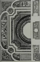An illustration from Les plafonds; transformations progressives du XVIe au XIXe siècle, deux cent trent reproductions documentaires (1922)
