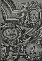 An illustration from Les plafonds; transformations progressives du XVIe au XIXe siècle, deux cent trent reproductions documentaires (1922)