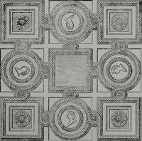 An illustration from Les plafonds; transformations progressives du XVIe au XIXe siècle, deux cent trent reproductions documentaires (1922)