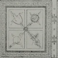 An illustration from Les plafonds; transformations progressives du XVIe au XIXe siècle, deux cent trent reproductions documentaires (1922)