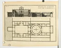 Picture 5 of 6 from Les plans et les descriptions de deux des plus belles maisons de campagne de Pline le consul : avec des remarques sur tous ses bâtimens, et une dissertation touchant l'architecture antique & l'architecture gothique (1699), leaf 101