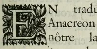 An illustration from Les Poesies d'Anacreon et de Sappho (1699)