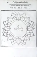 Picture 13 of 45 from Les practiques du sieur Fabre, sur lordre et reigle de fortifier, garder, attaquer, et defendre les places : auec vn facile moyen pour leuer touttes sortes de plans, tant des places et des bastimens, que de la campaigne pour les cartes (1629), leaf 54