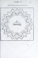 Picture 21 of 45 from Les practiques du sieur Fabre, sur lordre et reigle de fortifier, garder, attaquer, et defendre les places : auec vn facile moyen pour leuer touttes sortes de plans, tant des places et des bastimens, que de la campaigne pour les cartes (1629), leaf 65