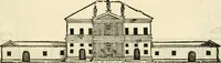 An illustration from Les quatre liures de l'architecture d'André Palladio : mis en françois : dans lesquels, après vn petit traitté des cinq ordres, auec quelques-vnes des plus necessaires obseruations pour bien bastir, il parle de la construction des maisons particulieres, des grands chemins, des ponts, des places publiques, des xystes, des basiliques, & des temples (1650)