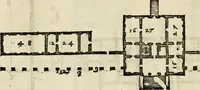 Picture 111 of 285 from Les quatre liures de l'architecture d'André Palladio : mis en françois : dans lesquels, après vn petit traitté des cinq ordres, auec quelques-vnes des plus necessaires obseruations pour bien bastir, il parle de la construction des maisons particulieres, des grands chemins, des ponts, des places publiques, des xystes, des basiliques, & des temples (1650), leaf 131