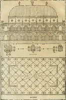 Picture 167 of 285 from Les quatre liures de l'architecture d'André Palladio : mis en françois : dans lesquels, après vn petit traitté des cinq ordres, auec quelques-vnes des plus necessaires obseruations pour bien bastir, il parle de la construction des maisons particulieres, des grands chemins, des ponts, des places publiques, des xystes, des basiliques, & des temples (1650), leaf 195