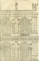 Picture 168 of 285 from Les quatre liures de l'architecture d'André Palladio : mis en françois : dans lesquels, après vn petit traitté des cinq ordres, auec quelques-vnes des plus necessaires obseruations pour bien bastir, il parle de la construction des maisons particulieres, des grands chemins, des ponts, des places publiques, des xystes, des basiliques, & des temples (1650), leaf 196