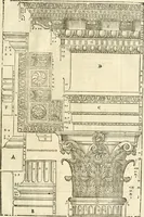Picture 189 of 285 from Les quatre liures de l'architecture d'André Palladio : mis en françois : dans lesquels, après vn petit traitté des cinq ordres, auec quelques-vnes des plus necessaires obseruations pour bien bastir, il parle de la construction des maisons particulieres, des grands chemins, des ponts, des places publiques, des xystes, des basiliques, & des temples (1650), leaf 226