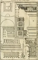 Picture 235 of 285 from Les quatre liures de l'architecture d'André Palladio : mis en françois : dans lesquels, après vn petit traitté des cinq ordres, auec quelques-vnes des plus necessaires obseruations pour bien bastir, il parle de la construction des maisons particulieres, des grands chemins, des ponts, des places publiques, des xystes, des basiliques, & des temples (1650), leaf 281