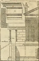 Picture 252 of 285 from Les quatre liures de l'architecture d'André Palladio : mis en françois : dans lesquels, après vn petit traitté des cinq ordres, auec quelques-vnes des plus necessaires obseruations pour bien bastir, il parle de la construction des maisons particulieres, des grands chemins, des ponts, des places publiques, des xystes, des basiliques, & des temples (1650), leaf 301