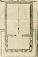 An illustration from Les quatre liures de l'architecture d'André Palladio : mis en françois : dans lesquels, après vn petit traitté des cinq ordres, auec quelques-vnes des plus necessaires obseruations pour bien bastir, il parle de la construction des maisons particulieres, des grands chemins, des ponts, des places publiques, des xystes, des basiliques, & des temples (1650)
