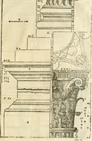 Picture 264 of 285 from Les quatre liures de l'architecture d'André Palladio : mis en françois : dans lesquels, après vn petit traitté des cinq ordres, auec quelques-vnes des plus necessaires obseruations pour bien bastir, il parle de la construction des maisons particulieres, des grands chemins, des ponts, des places publiques, des xystes, des basiliques, & des temples (1650), leaf 316