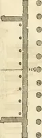 An illustration from Les quatre liures de l'architecture d'André Palladio : mis en françois : dans lesquels, après vn petit traitté des cinq ordres, auec quelques-vnes des plus necessaires obseruations pour bien bastir, il parle de la construction des maisons particulieres, des grands chemins, des ponts, des places publiques, des xystes, des basiliques, & des temples (1650)
