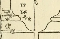 An illustration from Les quatre liures de l'architecture d'André Palladio : mis en françois : dans lesquels, après vn petit traitté des cinq ordres, auec quelques-vnes des plus necessaires obseruations pour bien bastir, il parle de la construction des maisons particulieres, des grands chemins, des ponts, des places publiques, des xystes, des basiliques, & des temples (1650)