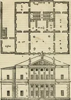 Picture 65 of 285 from Les quatre liures de l'architecture d'André Palladio : mis en françois : dans lesquels, après vn petit traitté des cinq ordres, auec quelques-vnes des plus necessaires obseruations pour bien bastir, il parle de la construction des maisons particulieres, des grands chemins, des ponts, des places publiques, des xystes, des basiliques, & des temples (1650), leaf 81