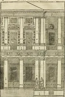 Picture 67 of 285 from Les quatre liures de l'architecture d'André Palladio : mis en françois : dans lesquels, après vn petit traitté des cinq ordres, auec quelques-vnes des plus necessaires obseruations pour bien bastir, il parle de la construction des maisons particulieres, des grands chemins, des ponts, des places publiques, des xystes, des basiliques, & des temples (1650), leaf 83
