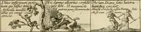 An illustration from Les qvantitez disposeés par table et par figvre en taille douce : ouvrage où on se sert utilement des lieux de rhetorique, pour rendre plus facile l'intelligence des exemples en vers latins, qui y sont employez, & confirmez par plusieurs emblêmes, devises, enigmes, fables, histoires & allusions à divers proverbes, afin de les mieux retenir, & de ne regler pas moins les murs que le jugement (1572)