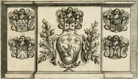 An illustration from Les réjoüissances de la paix, faites dans la ville de Lyon le 20. mars 1660 (1660)