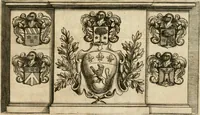 An illustration from Les réjoüissances de la paix, faites dans la ville de Lyon le 20. mars 1660 (1660)
