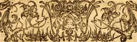 An illustration from Les reports du treserudite Edmund Anderson : chivalier, nadgairs, seigniour chief justice del Common-bank. Des mults principals cases argues & adjuges en le temps del jadis roign Elizabeth cibien en le Common-bank come devant touts les juges de cest roialme [1534-1604] (1664)
