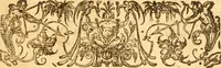 An illustration from Les reports du treserudite Edmund Anderson : chivalier, nadgairs, seigniour chief justice del Common-bank. Des mults principals cases argues & adjuges en le temps del jadis roign Elizabeth cibien en le Common-bank come devant touts les juges de cest roialme [1534-1604] (1664)