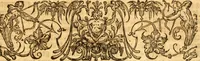 An illustration from Les reports du treserudite Edmund Anderson : chivalier, nadgairs, seigniour chief justice del Common-bank. Des mults principals cases argues & adjuges en le temps del jadis roign Elizabeth cibien en le Common-bank come devant touts les juges de cest roialme [1534-1604] (1664)