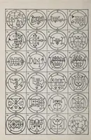 An illustration from The lesser key of Solomon, Goetia : the book of evil spirits contains two hundred diagrams and seals for invocation ... translated from ancient manuscripts in the British Museum, London ... only authorized edition extant (1916)