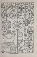 An illustration from The lesser key of Solomon, Goetia : the book of evil spirits contains two hundred diagrams and seals for invocation ... translated from ancient manuscripts in the British Museum, London ... only authorized edition extant (1916)
