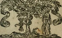An illustration from Les sermons et instructions chrestiennes pour tous les iours de l'Advent, iusques à Noel: & de tous les Dimenches & festes, depuis Noel iusques à Caresme : enrichis de quatre sermons non encores par cy devant imprimez: desquels est faicte mention en la page suivante (1566)