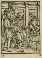 Picture 16 of 39 from Les simulachres & historiees faces de la mort, avtant elegammet pourtraictes, que artificiellement imaginées (1547), leaf 13