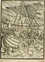 An illustration from Les simulachres & historiees faces de la mort, avtant elegammet pourtraictes, que artificiellement imaginées (1547)