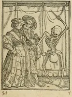 Picture 30 of 39 from Les simulachres & historiees faces de la mort, avtant elegammet pourtraictes, que artificiellement imaginées (1547), leaf 23