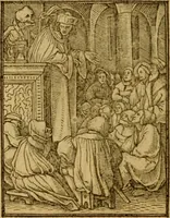 Picture 23 of 51 from Les simulachres & historiees faces de la mort, autant elegamme[n]t pourtraictes, que artificiellement imaginées (1538), leaf 43