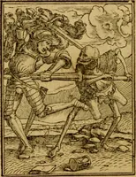 Picture 33 of 51 from Les simulachres & historiees faces de la mort, autant elegamme[n]t pourtraictes, que artificiellement imaginées (1538), leaf 53