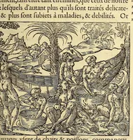 Picture 9 of 25 from Les singularitez de la France Antarctique, autrement nommée Amerique: & de plusieurs terre & isles decouuerte de nostre temps. (1558), leaf 135