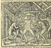 Picture 13 of 25 from Les singularitez de la France Antarctique, autrement nommée Amerique: & de plusieurs terre & isles decouuerte de nostre temps. (1558), leaf 198