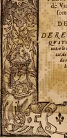 An illustration from Les singvliers et novveavx povrtraicts (1589)