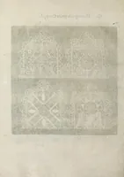 An illustration from Les singvliers et novveaux povrtraicts : pour toutes sortes d'ouurages de lingerie (1601)