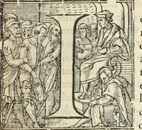 An illustration from [Les six livres de Pedacion Dioscoride d'Anazarbe de la matiere medicinale : translatez de latin en françois : a chacun chapitre sont aioustees certaines annotations fort doctes, & recueillies des plus excellens medecins, anciens, & modernes (1553)