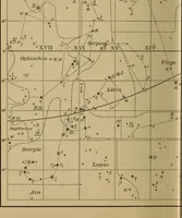 An illustration from Lessons in astronomy including uranography. A brief intoductory course without mathematics (1896)