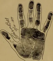 An illustration from Lessons in palmistry; studies of the eye and planetary influences (1901)