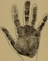 An illustration from Lessons in palmistry; studies of the eye and planetary influences (1901)