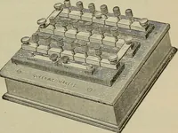 An illustration from Lessons in practical electricity; principles, experiments, and arithmetical problems, an elementary text-book (1902)