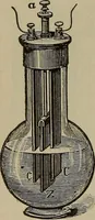 An illustration from Lessons in practical electricity; principles, experiments, and arithmetical problems, an elementary text-book (1902)