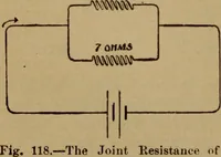 An illustration from Lessons in practical electricity; principles, experiments, and arithmetical problems; over four hundred illustrations; an elementary text book (1909)