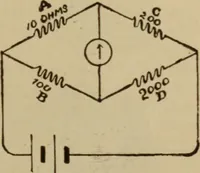 An illustration from Lessons in practical electricity; principles, experiments, and arithmetical problems; over four hundred illustrations; an elementary text book (1909)