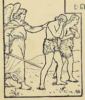 An illustration from Lessons and prayers in the Tenni or Slavi language of the Indians of Mackenzie River in the North-West Territory of Canada (1892)