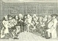 An illustration from L'estampe satirique et la caricature en France au 18e siècle; préf. de Maurice Tourneux (1910)